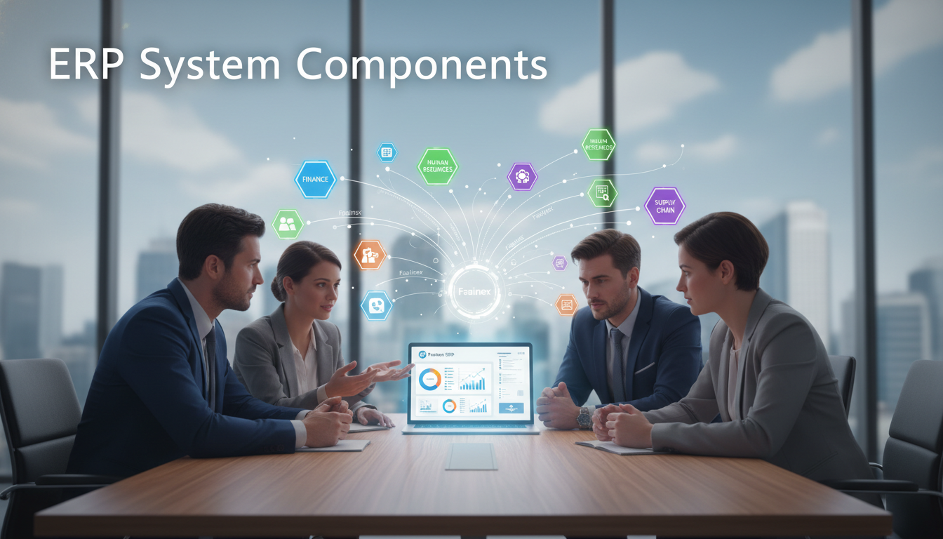 مكونات نظام ERP المتكامل من فاينكس